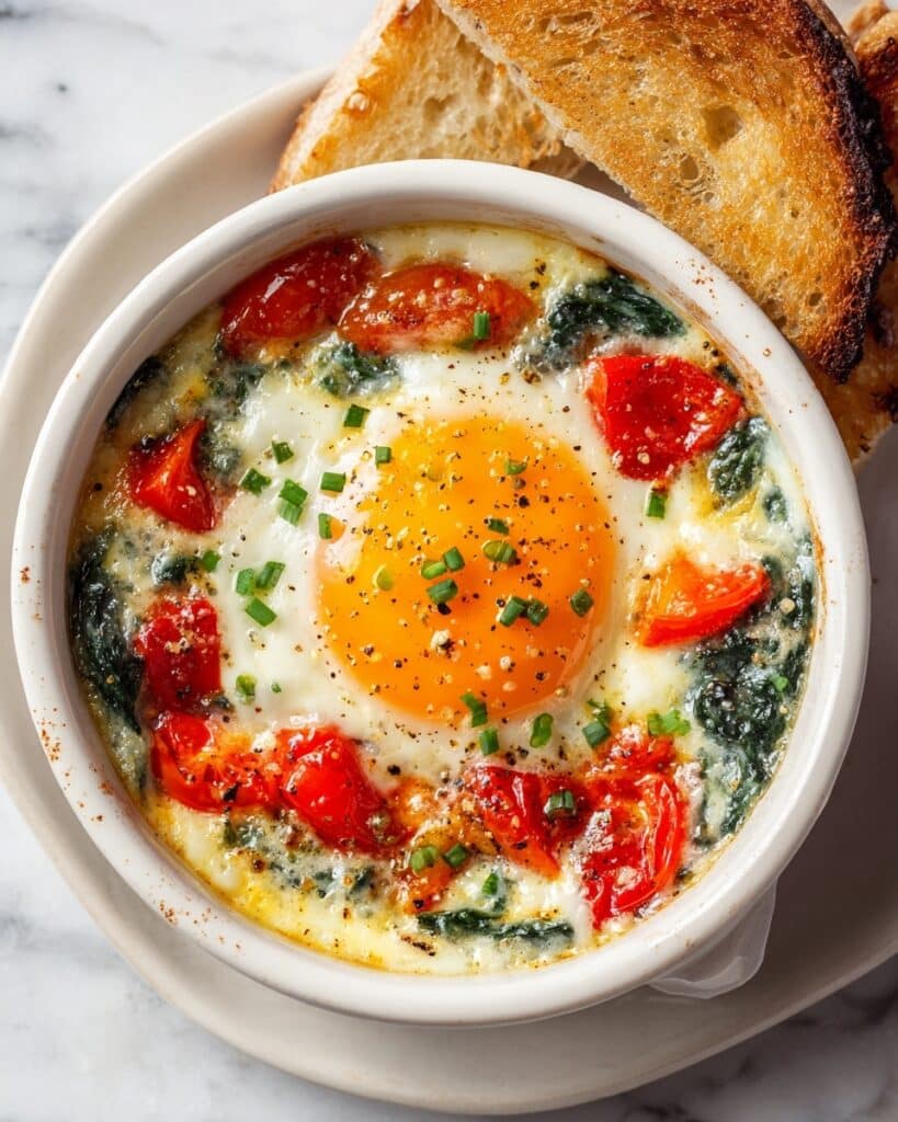 Baked Feta Eggs Recipe