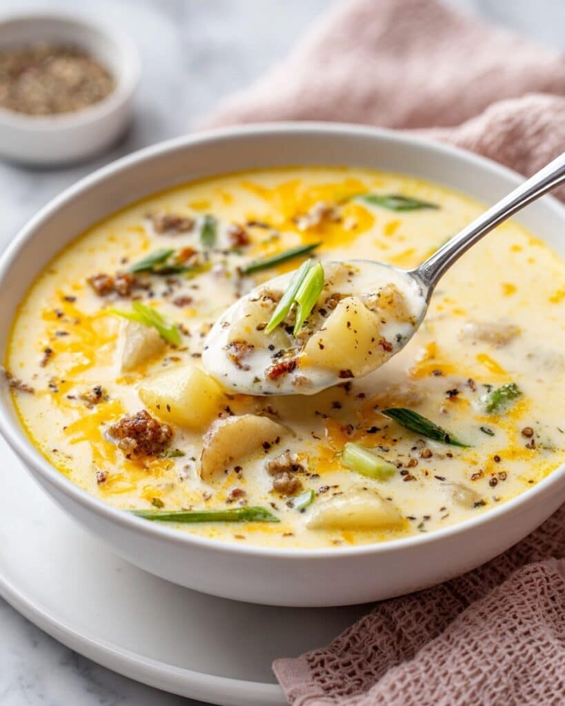 Cheeseburger Soup Recipe