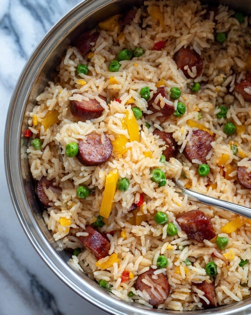 Sausage and Rice Skillet Dinner Recipe