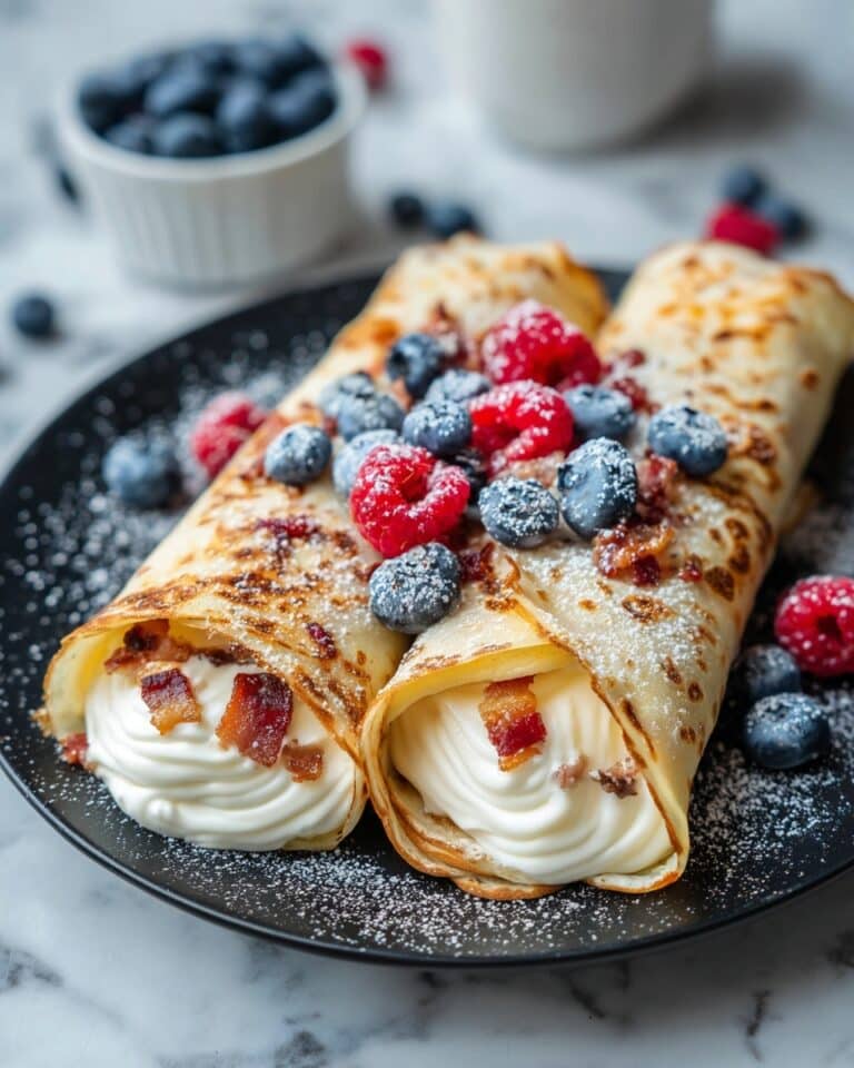 Cheesecake Crepe Roll-Ups Recipe