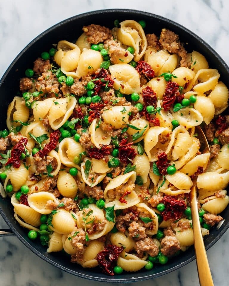 Sausage and Pea Pasta Recipe