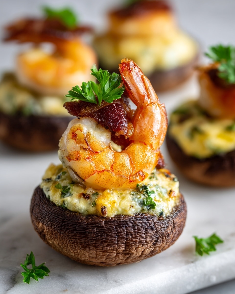 Creamy Shrimp Stuffed Mushrooms Recipe