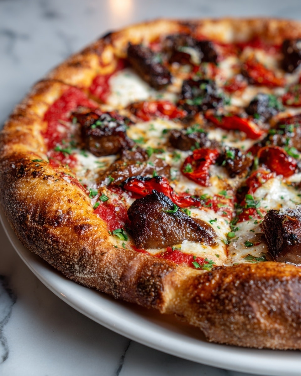 Pizza Flavored Burgers Recipe - Recipe Image