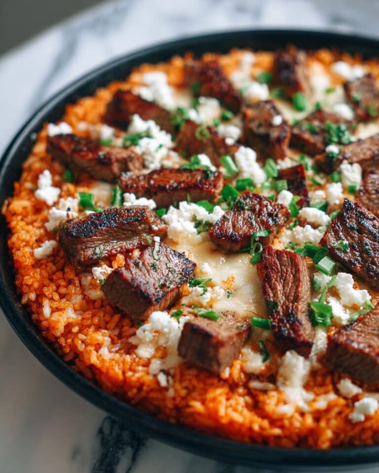 Steak Queso Rice Recipe