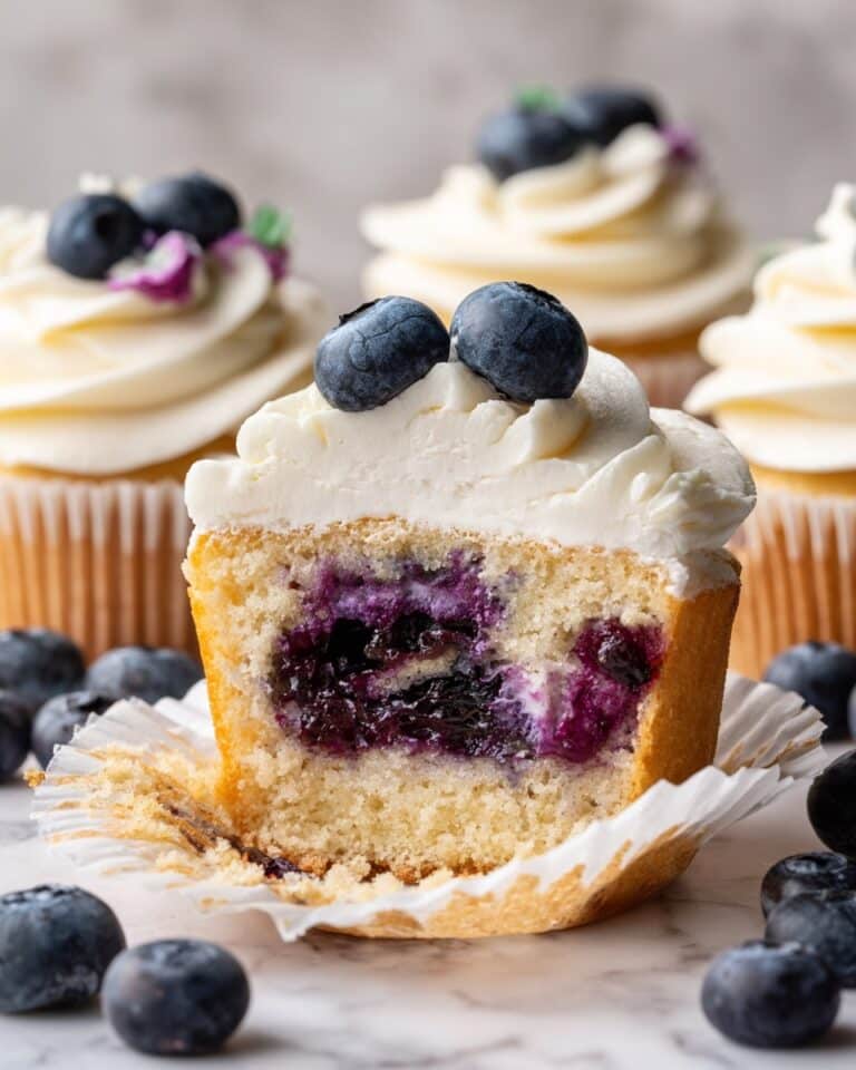 Lemon Blueberry Cupcakes Recipe