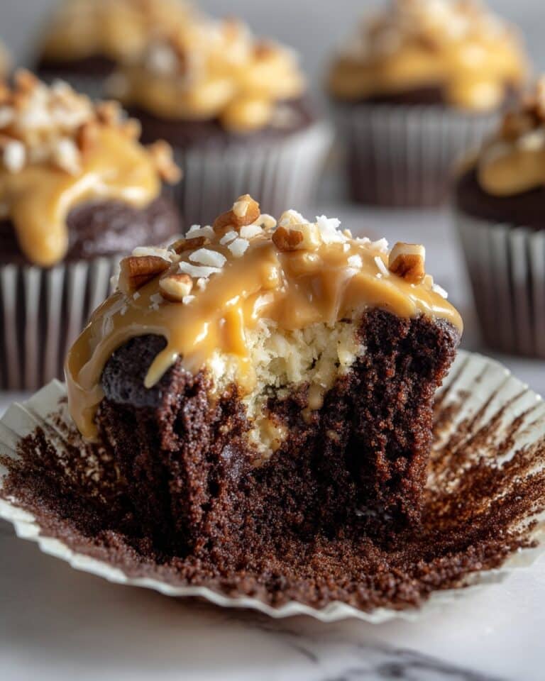 German Chocolate Cupcakes Recipe