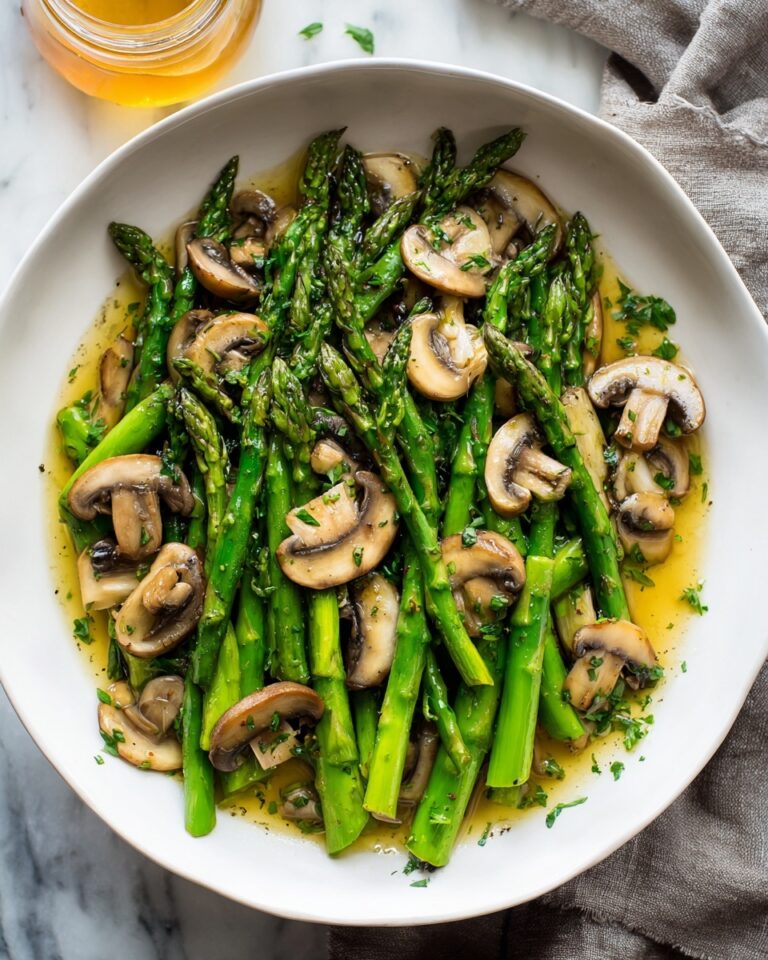 Pickled Mushrooms and Asparagus Recipe