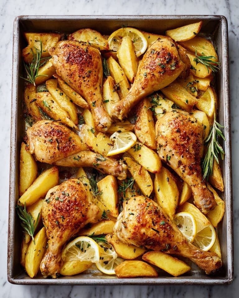 Lemon Greek Chicken and Potatoes Recipe