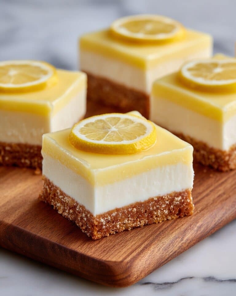 Lemon Cheesecake Bars Recipe