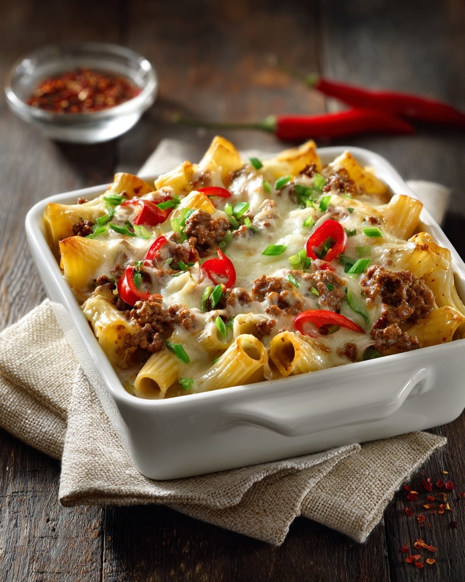 Philly Cheesesteak Pasta Recipe - Recipe Image