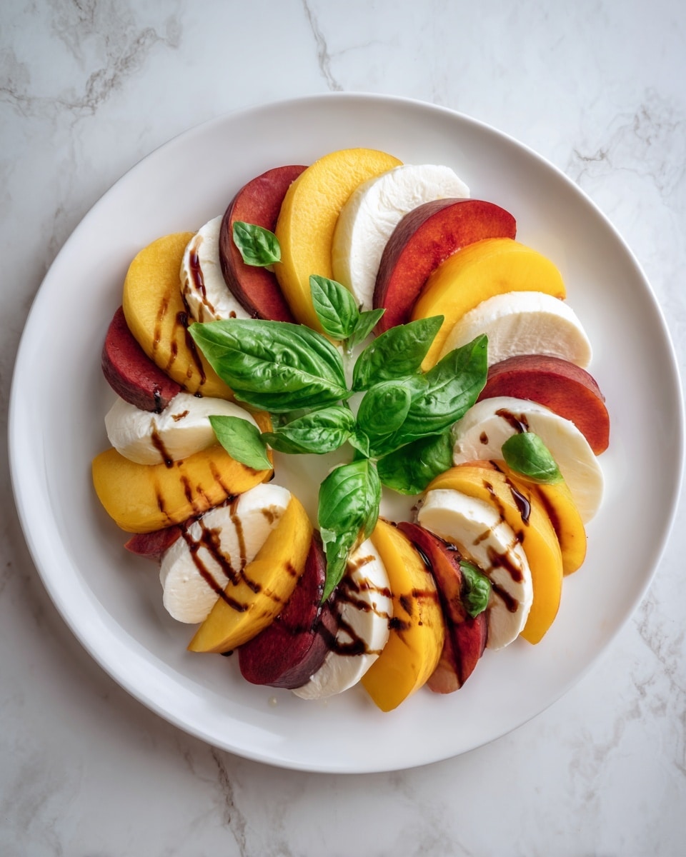 Peach Caprese Salad Recipe - Recipe Image