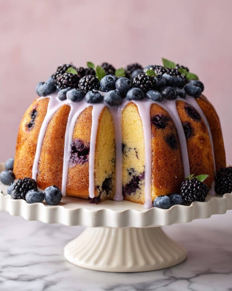 Blueberry Breakfast Bundt Cake Recipe