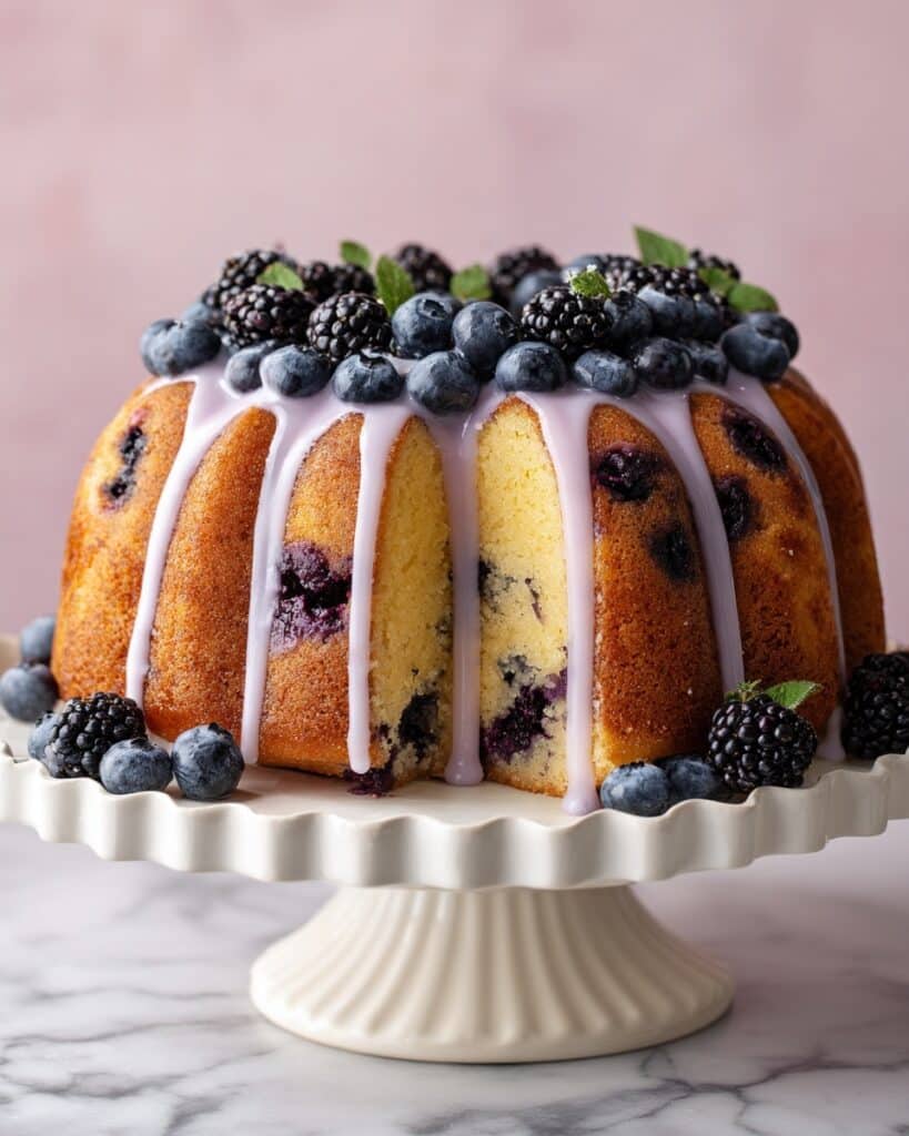 Blueberry Breakfast Bundt Cake Recipe
