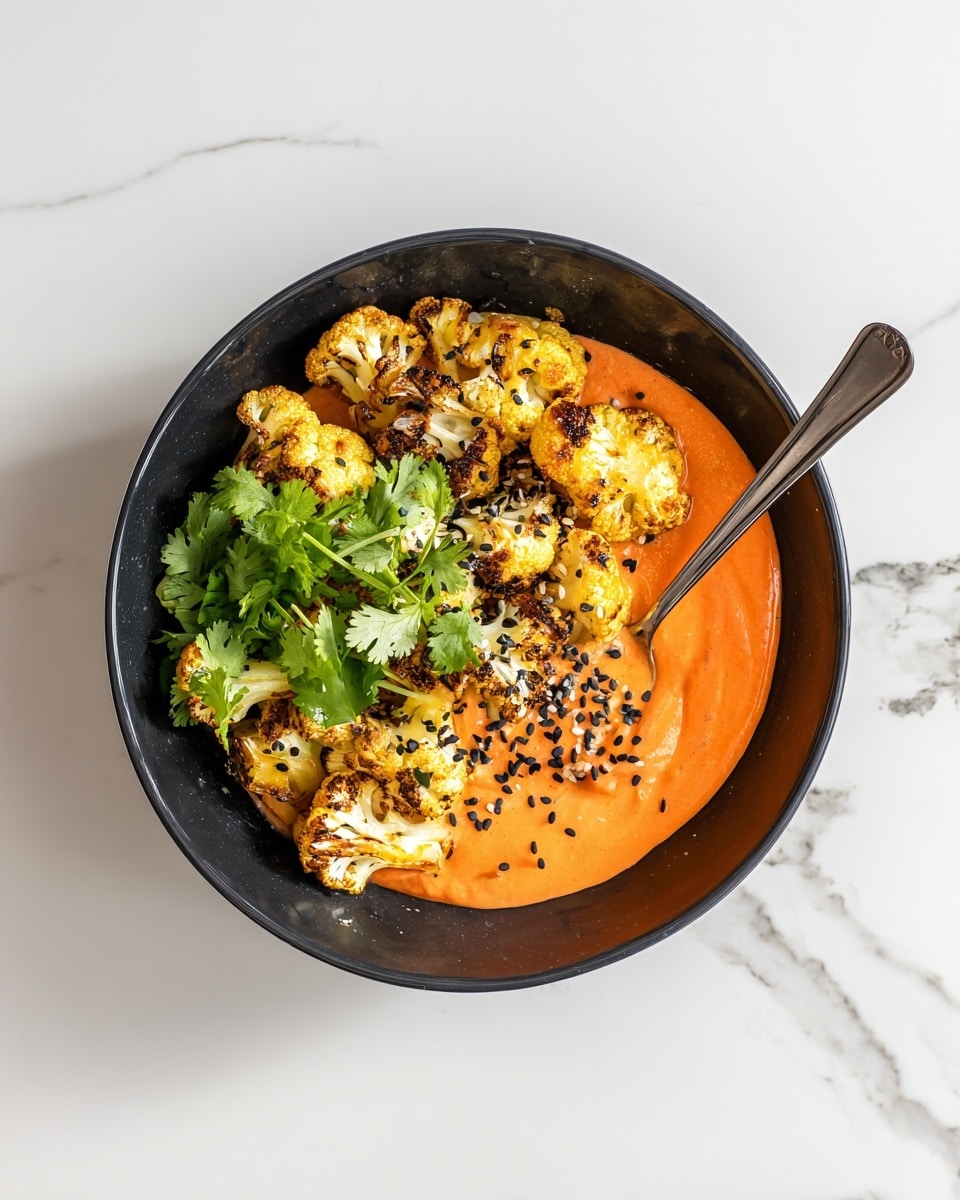 Spice-Roasted Cauliflower in Coconut Tomato Sauce with Lentils Recipe - Recipe Image
