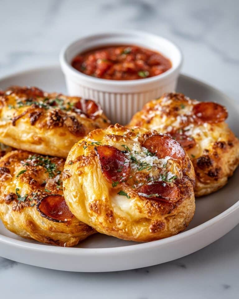 Cheesy Pepperoni Pizza Roll Ups Recipe