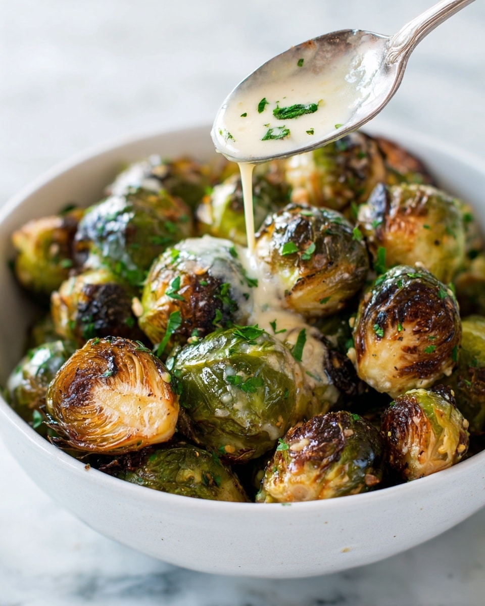 Crispy Fried Brussels Sprouts with Lemon Aioli Recipe - Recipe Image