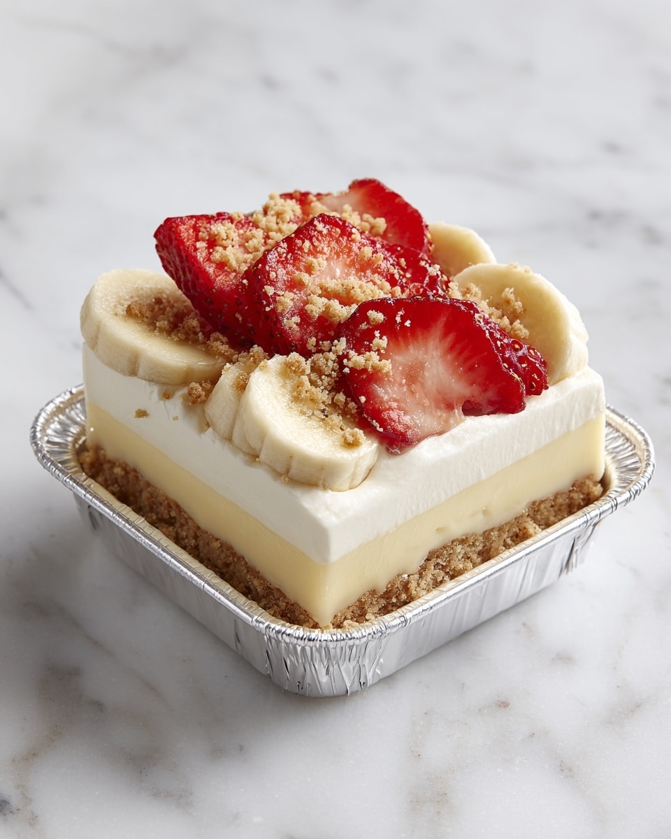 Strawberry Crunch Banana Pudding Recipe - Recipe Image