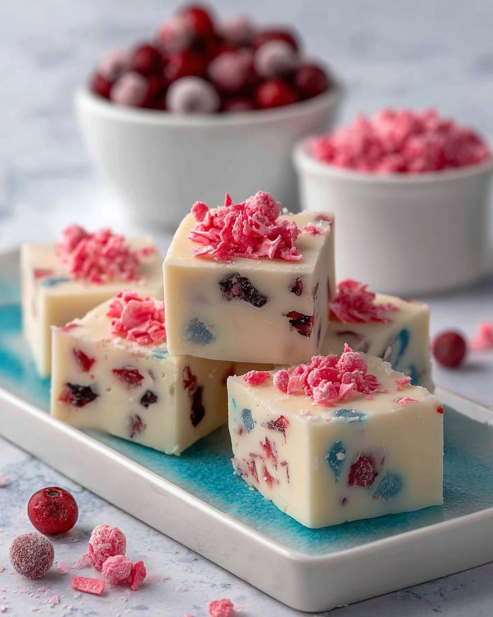 White Chocolate Cherry Fudge Recipe - Recipe Image