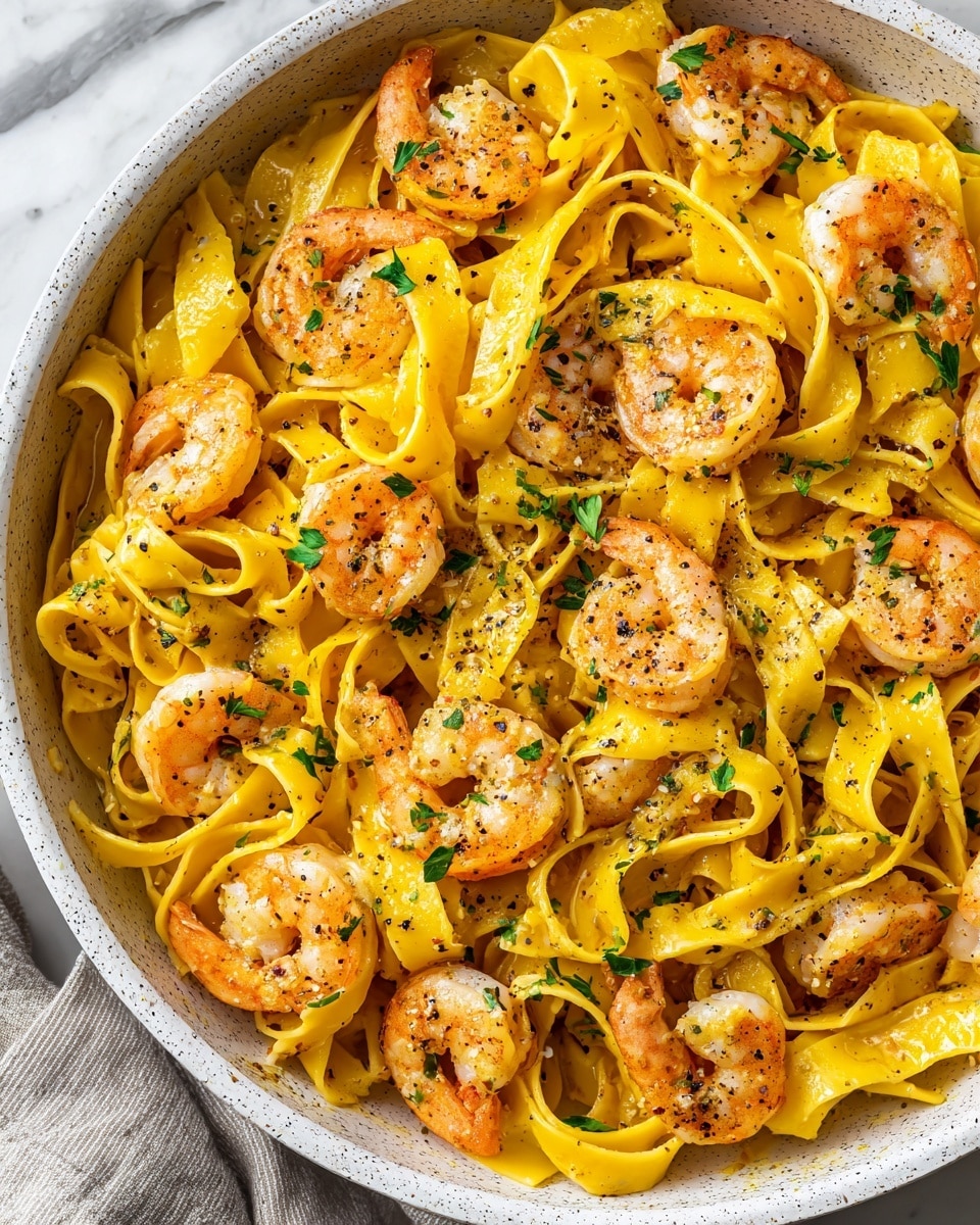 Garlic Shrimp Pasta Recipe - Recipe Image