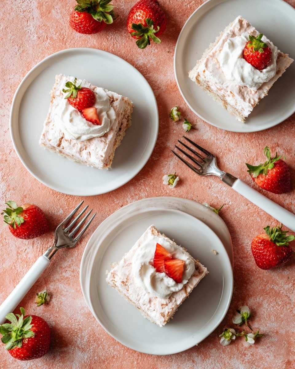 Strawberry Earthquake Cake Recipe - Recipe Image