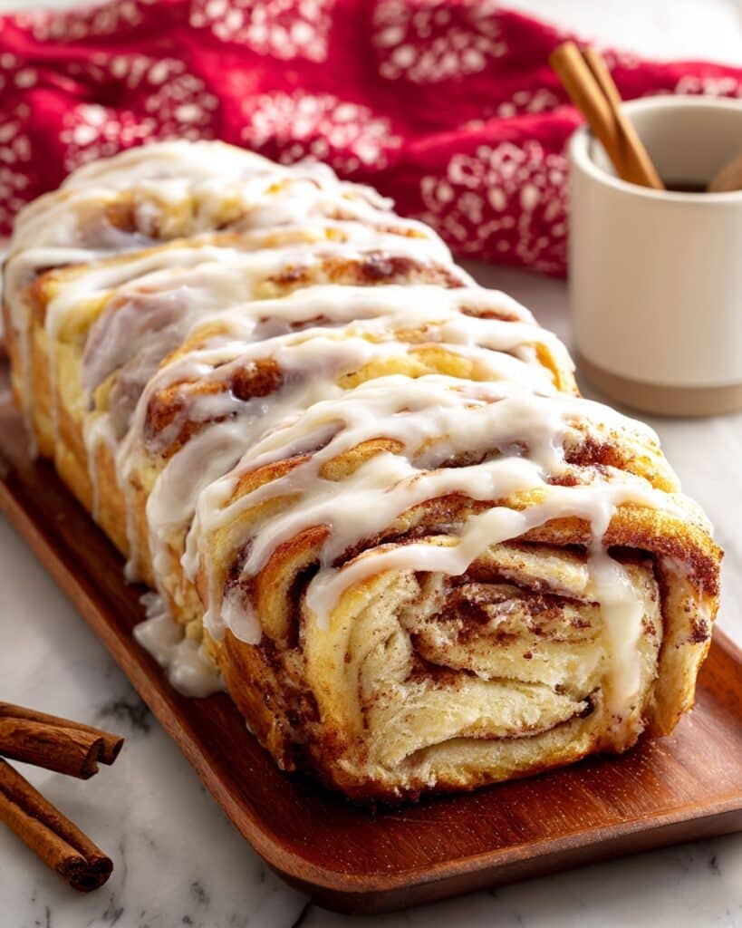 Dollywood Cinnamon Bread with Icing Recipe