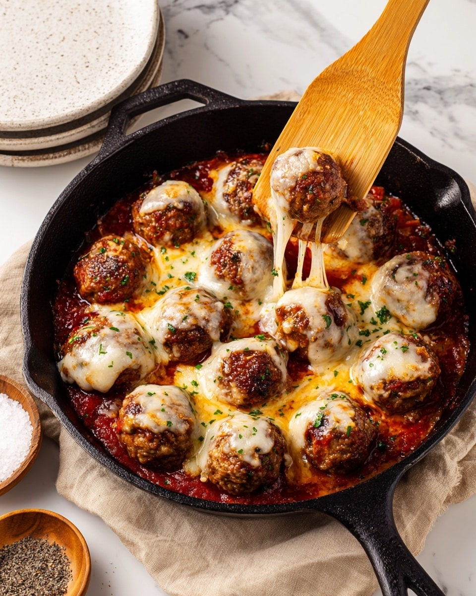 Chicken Parmesan Meatballs Recipe - Recipe Image