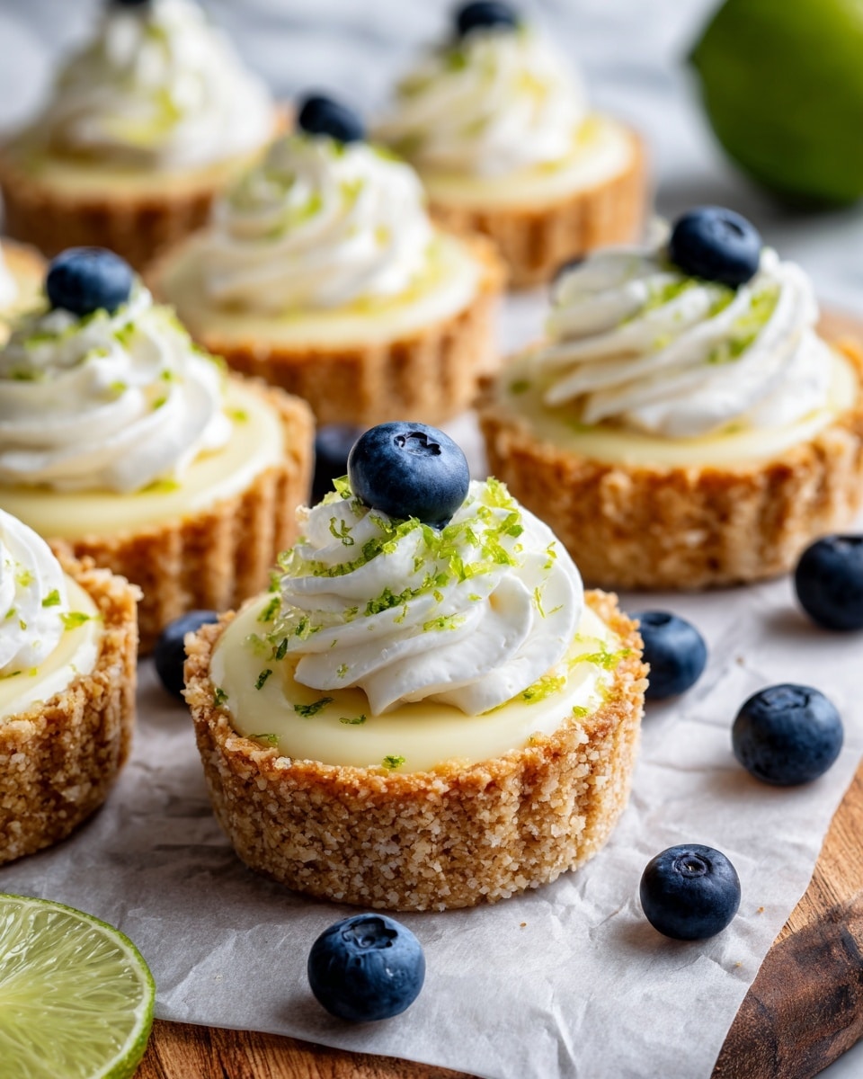 Zesty Key Lime Cheesecake Cookie Cups Recipe - Recipe Image