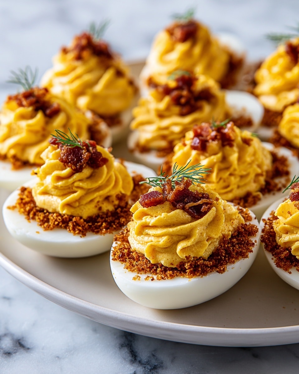 Pickle-Brined Deviled Eggs Recipe - Recipe Image