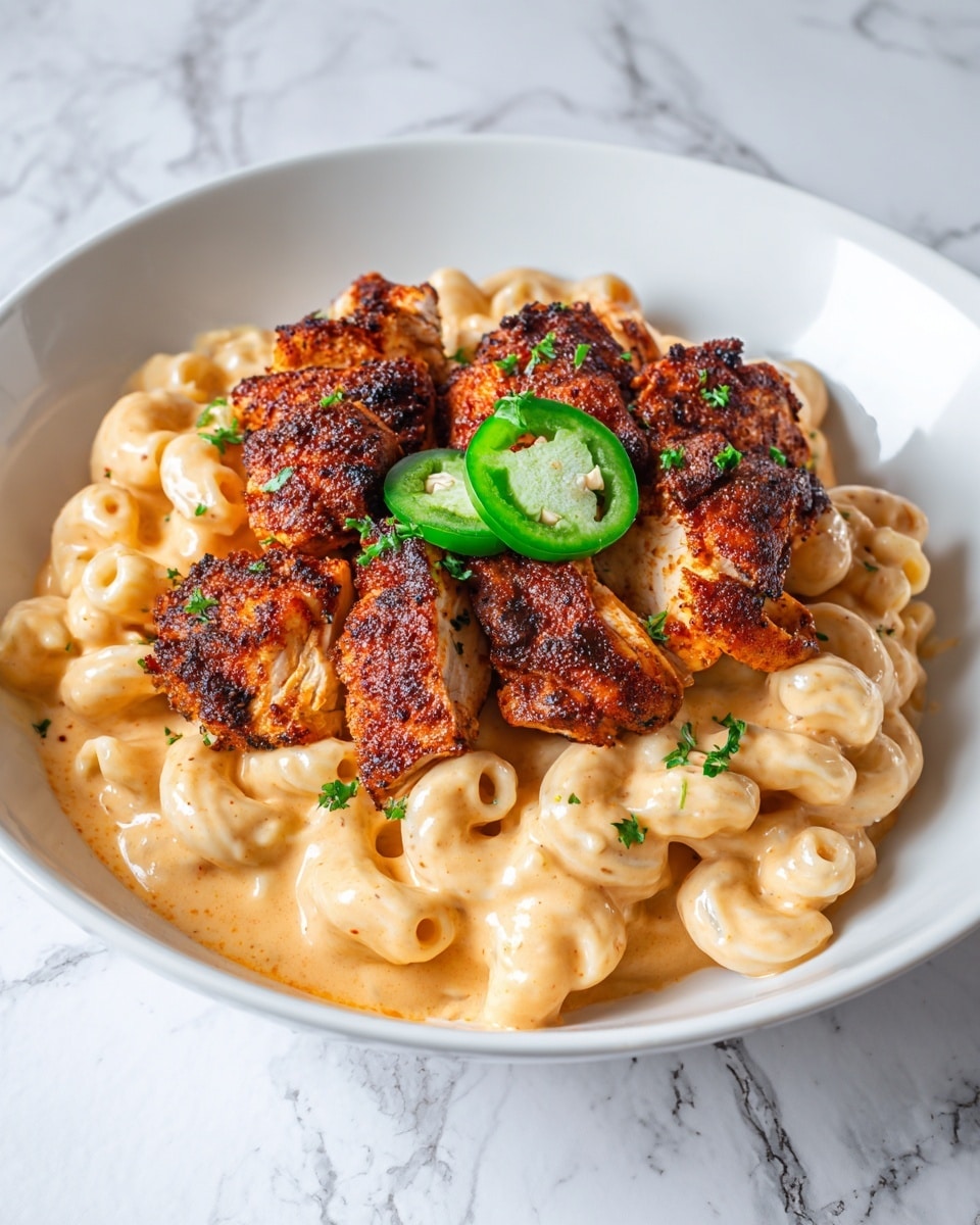 Creamy Jalapeño Popper Chicken Spaghetti Recipe - Recipe Image