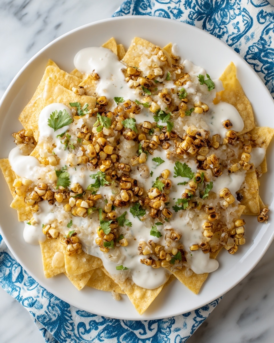 Mexican Street Corn Nachos Recipe - Recipe Image