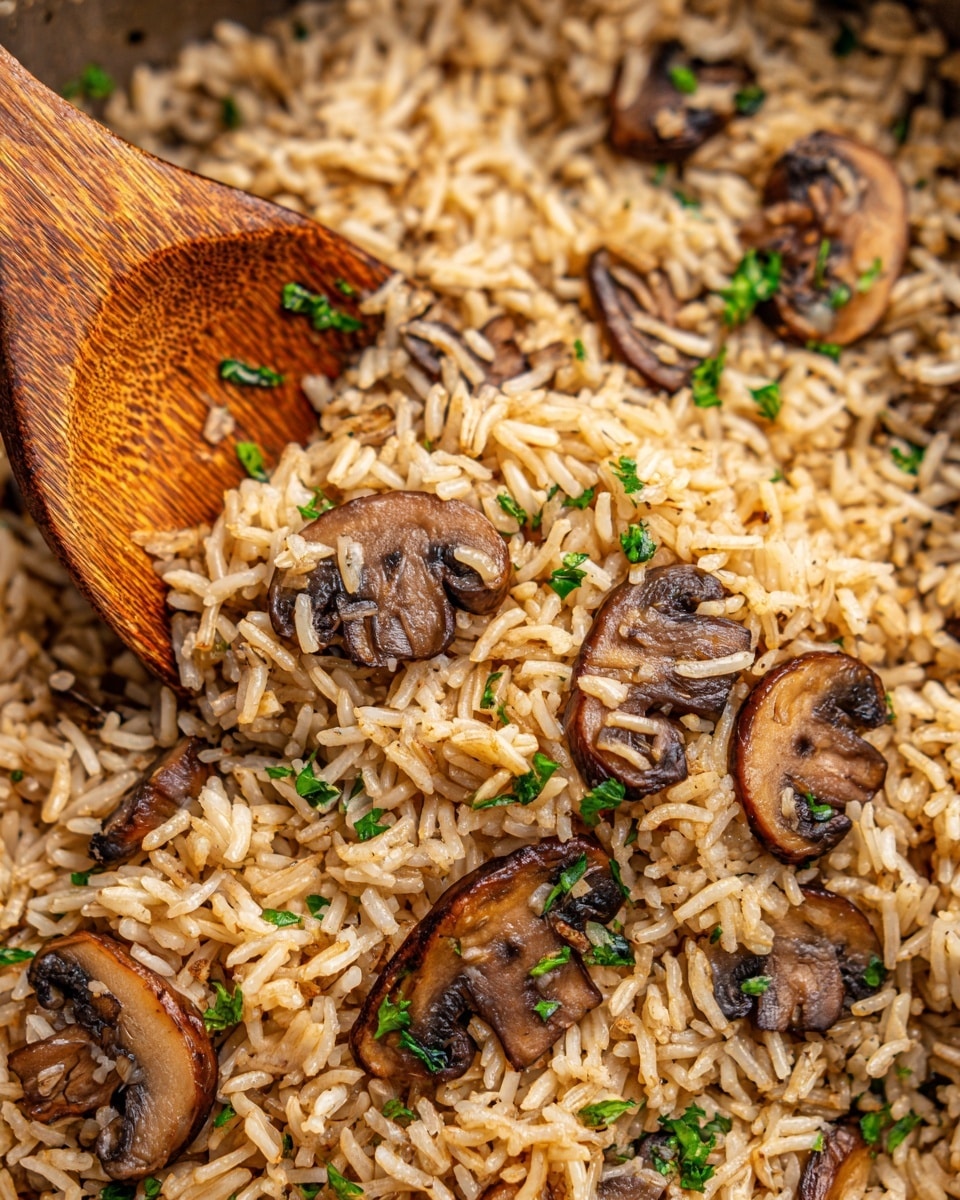 Mushroom Rice Recipe - Recipe Image