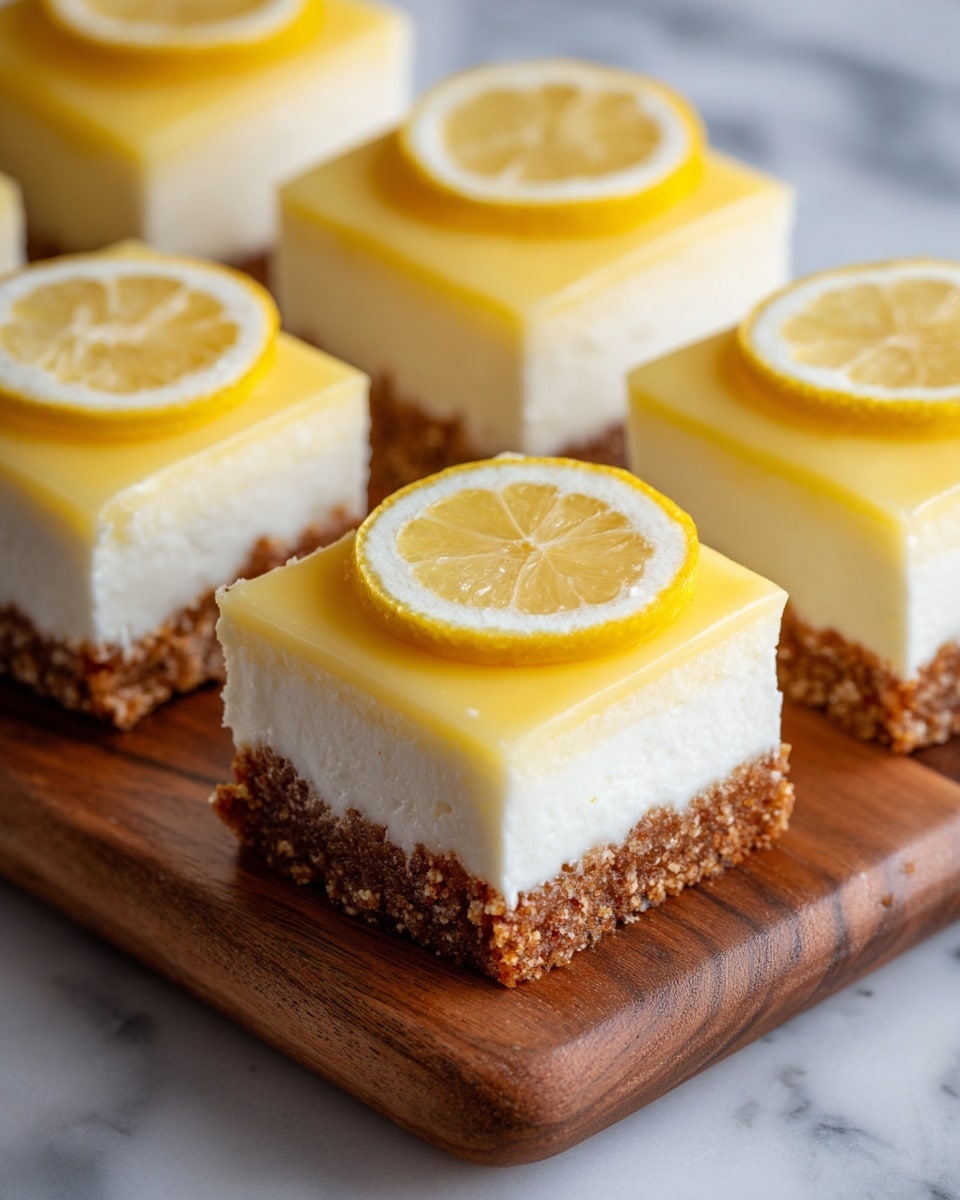 Lemon Cheesecake Bars Recipe - Recipe Image