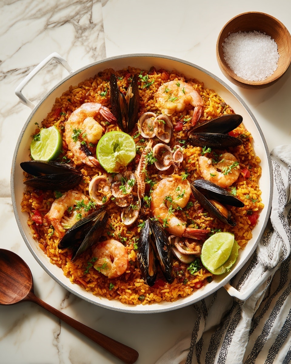 Seafood Paella Recipe - Recipe Image