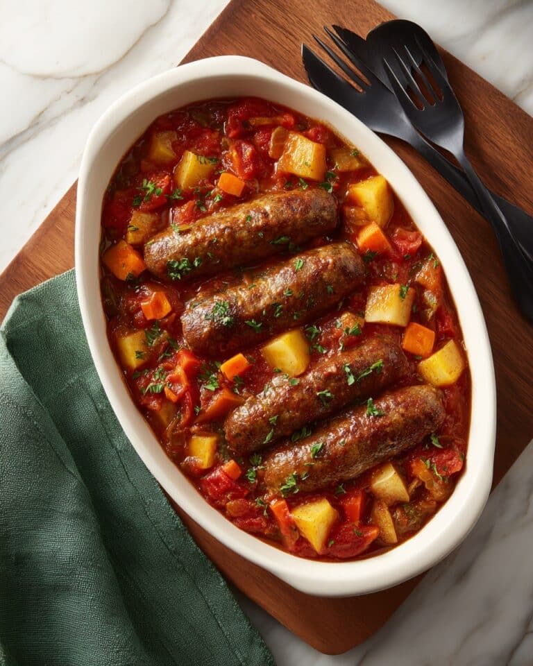 Slow Cooker Sausage Casserole Recipe