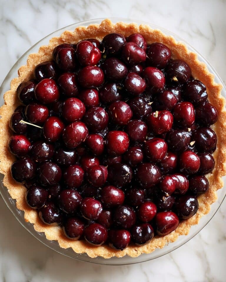 Sour Cherry Frangipane Tart Recipe