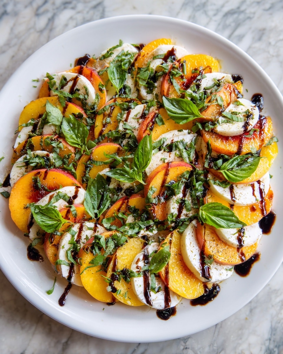 Peach Caprese Salad Recipe - Recipe Image