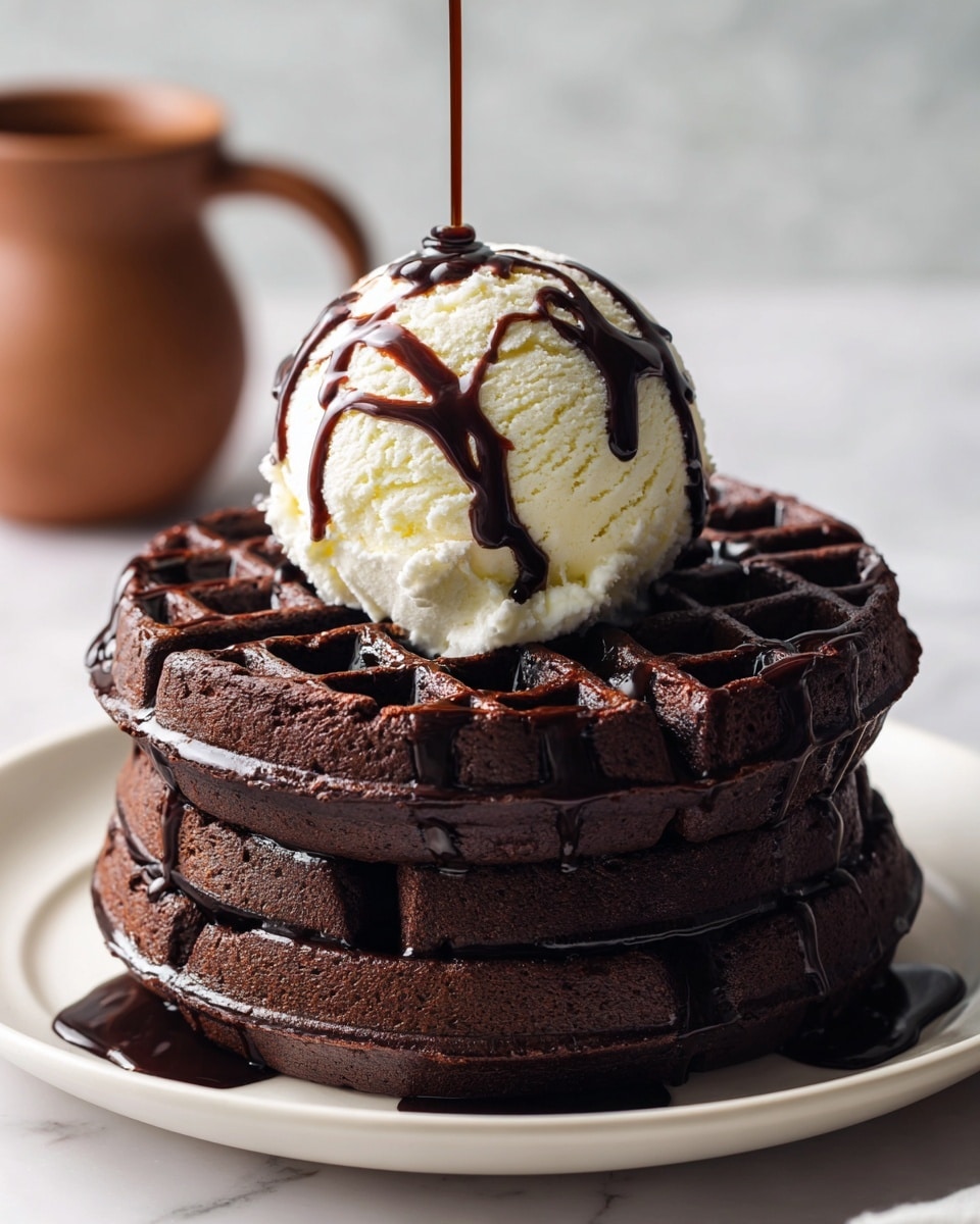 Brownie Waffles – A Rich, Guilt-Free Breakfast Recipe - Recipe Image