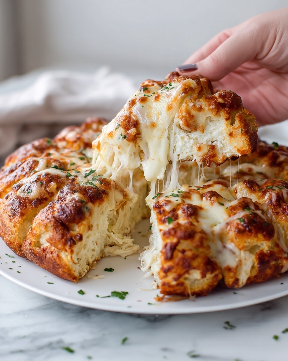 Heavenly Baked Chicken Alfredo Calzones – Cheesy Dish Recipe - Recipe Image