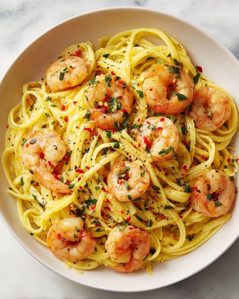 Creamy Jamaican Shrimp Pasta Recipe