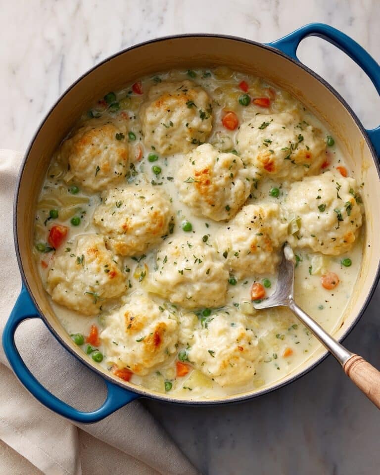 Creamy Chicken Stew and Dumplings Recipe