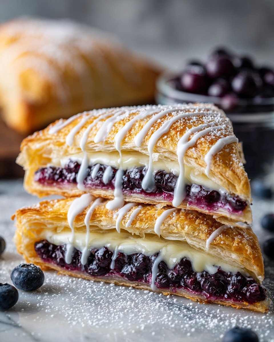 Lemon Blueberry Cheese Danish Recipe - Recipe Image