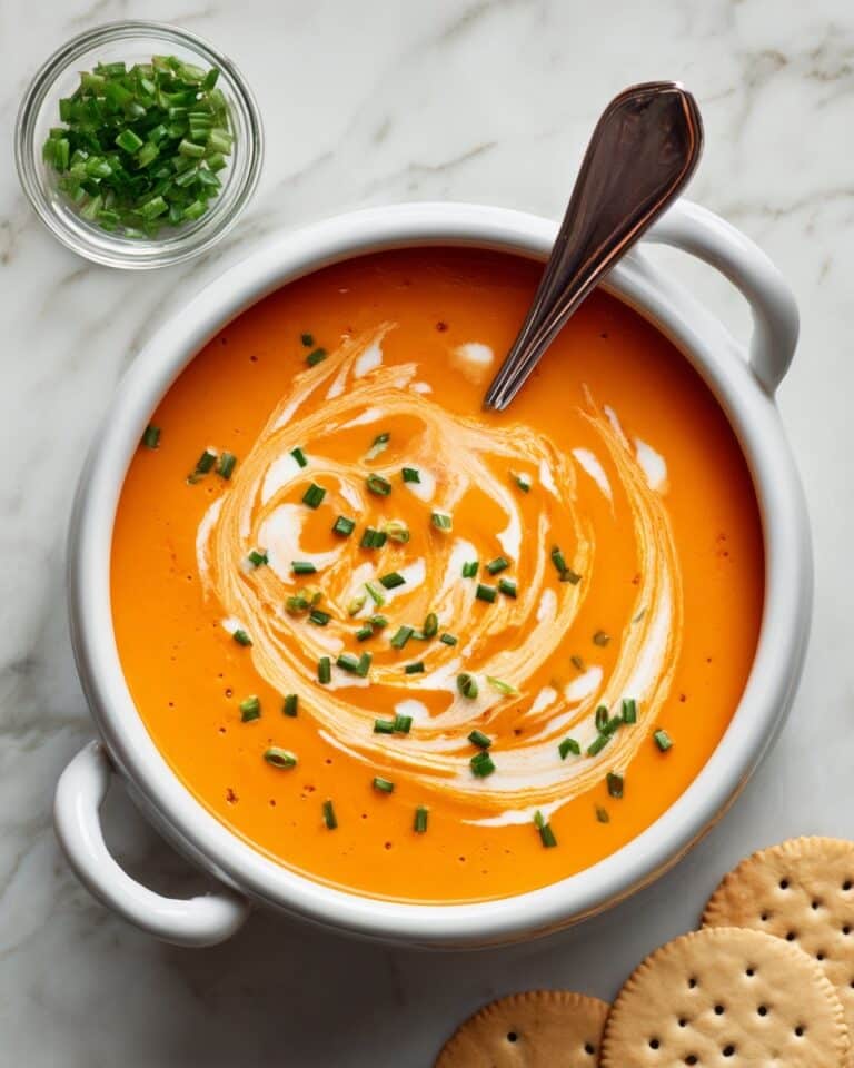 Creamy Carrot Soup with Ginger and Coconut Milk Recipe