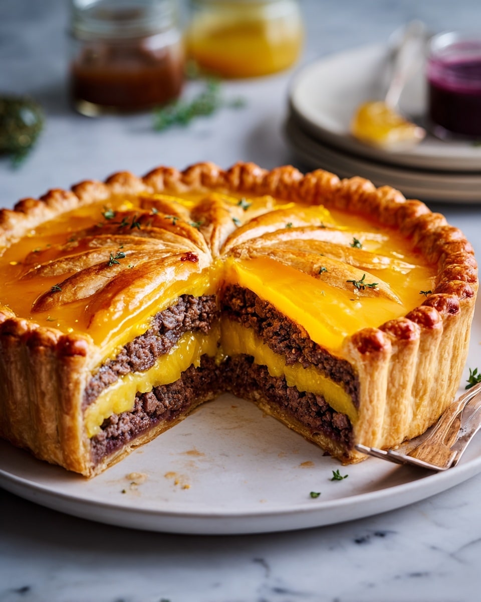 Easy Hamburger Pie Recipe - Recipe Image