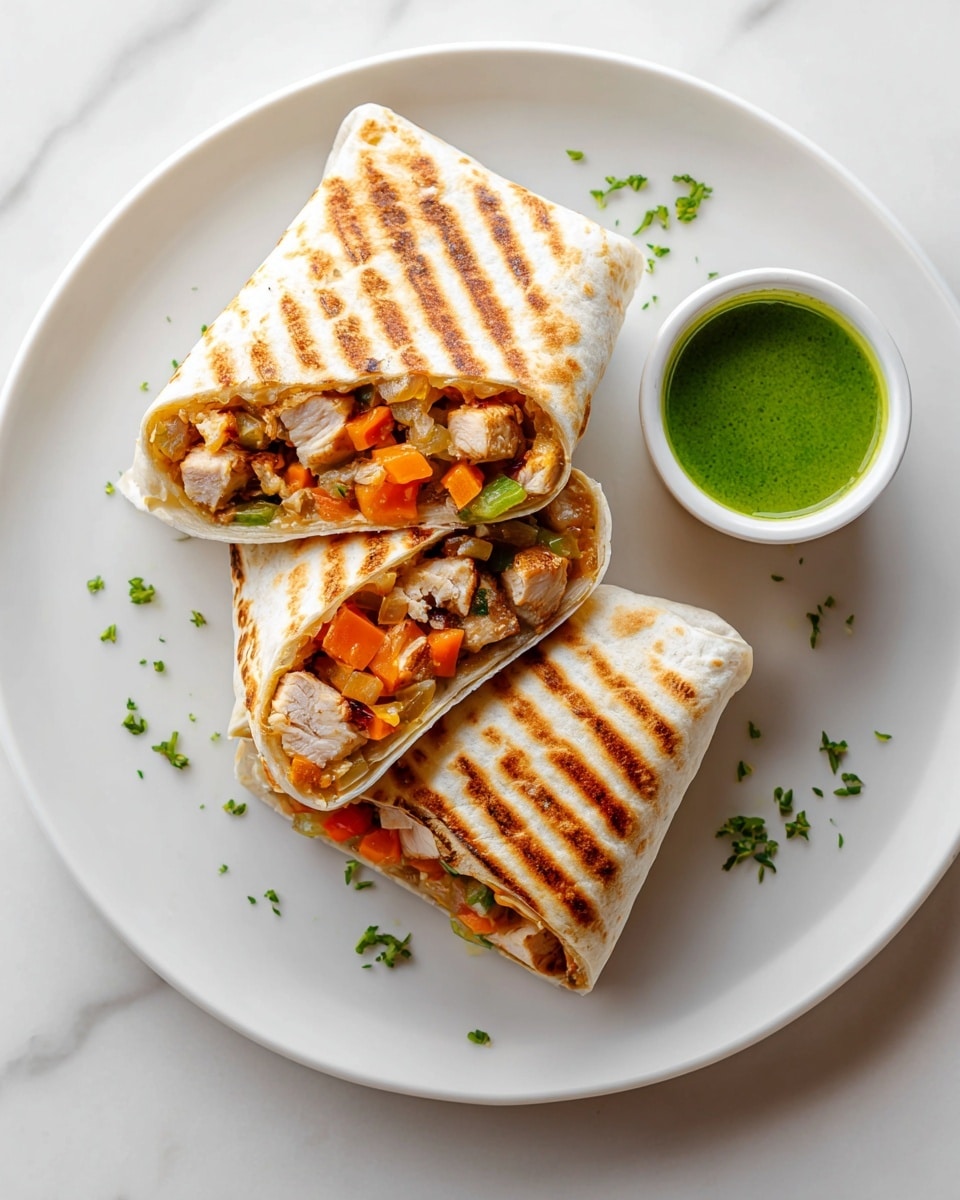 Chicken Fajita Burrito Recipe - Recipe Image