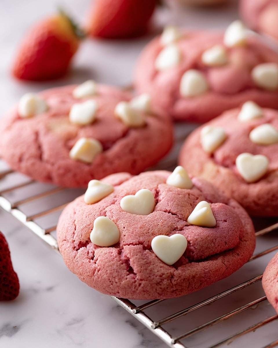 Strawberry Cake Mix Cookies Recipe - Recipe Image