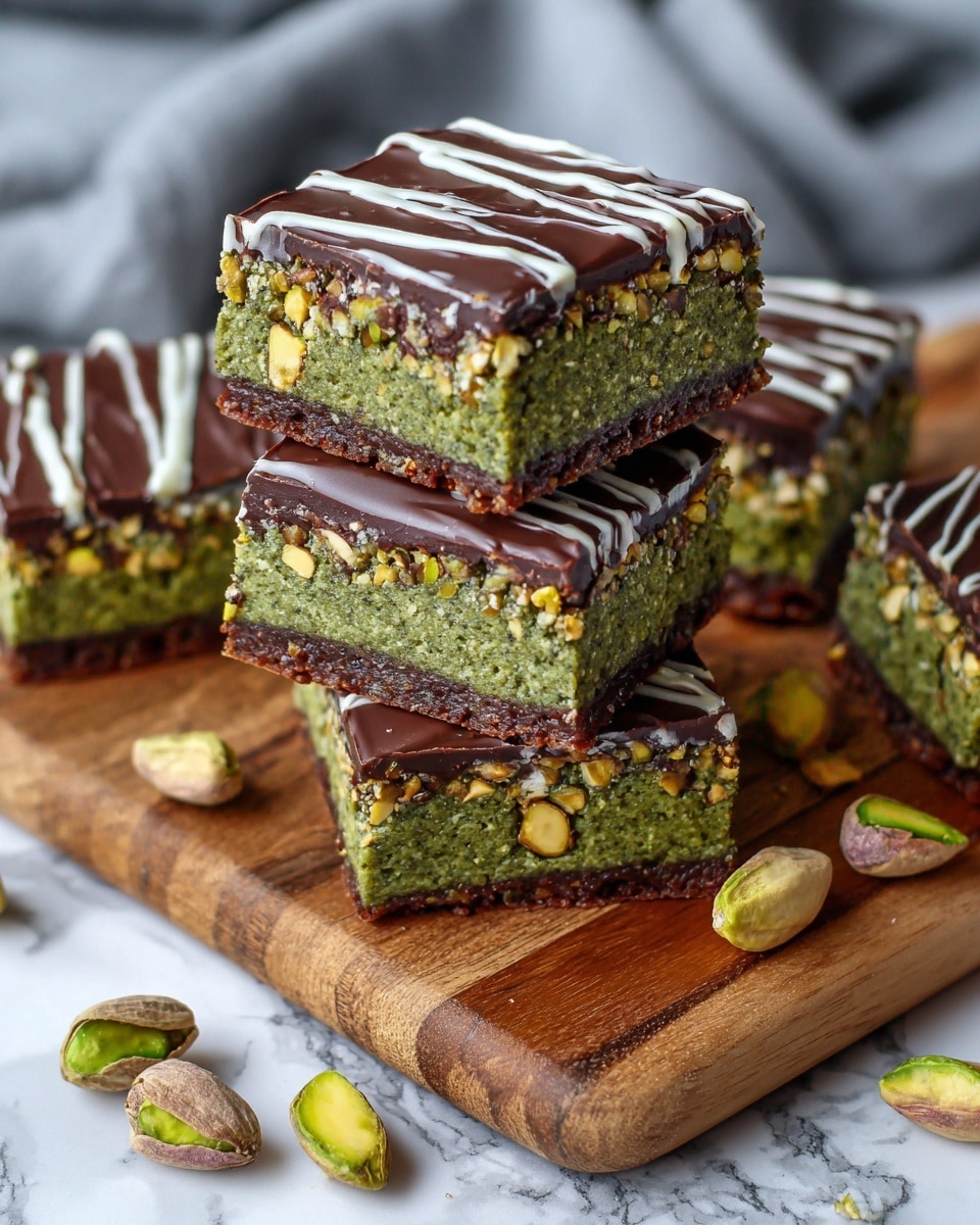 Dubai Chocolate Kataifi Pastry Bars Recipe - Recipe Image