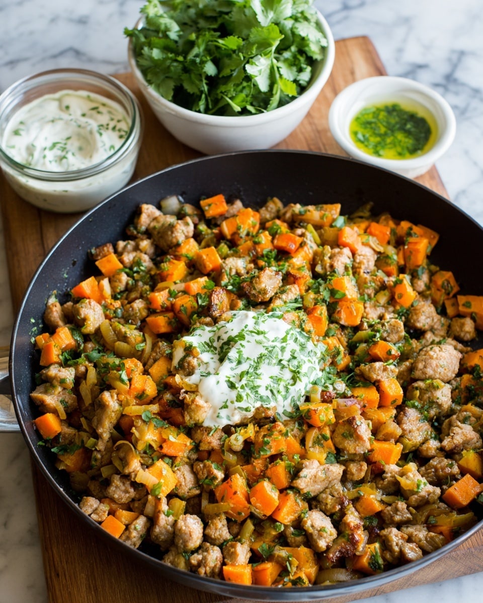 Turkey Sweet Potato Skillet Recipe - Recipe Image