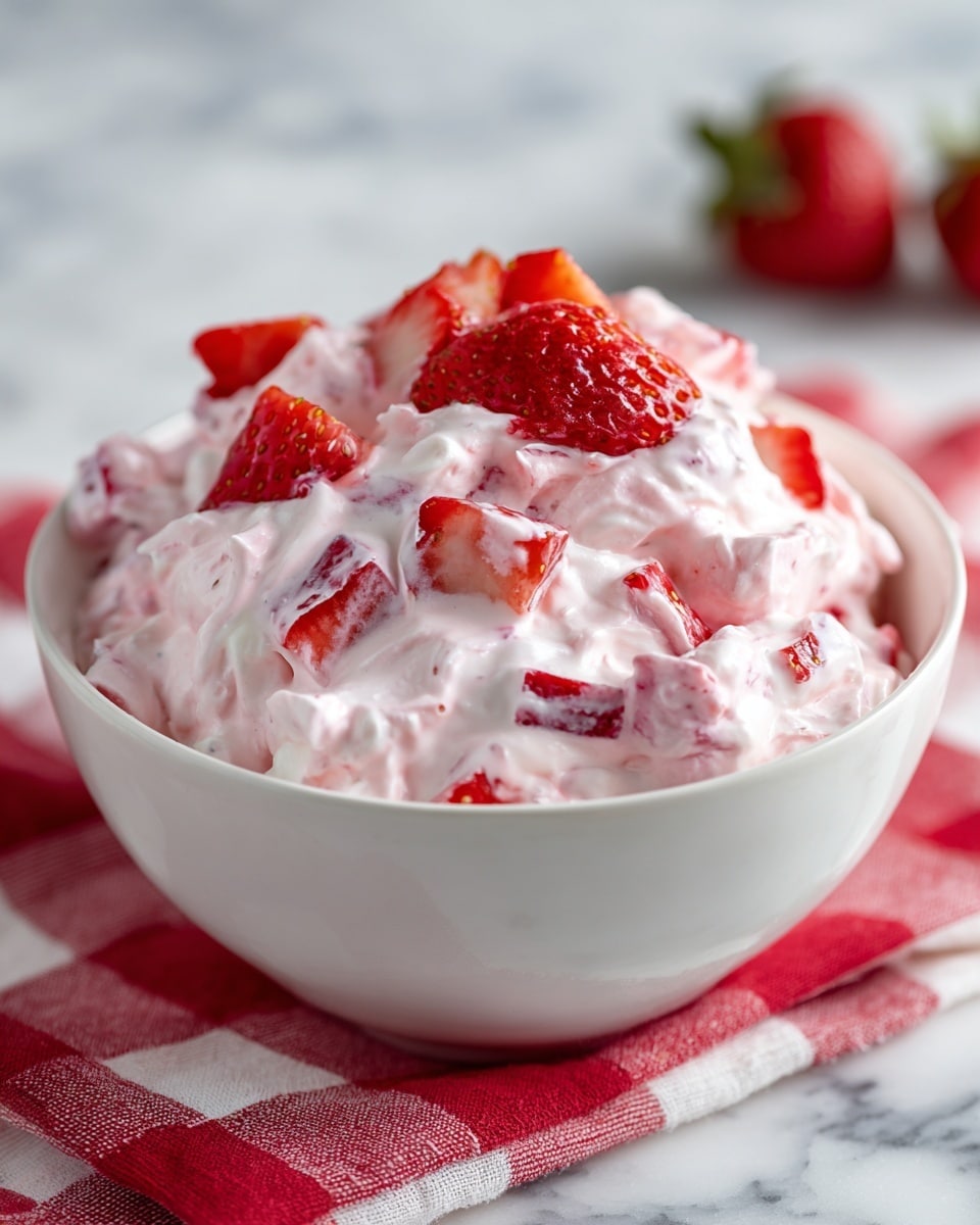 Strawberry Fluff Salad Recipe - Recipe Image