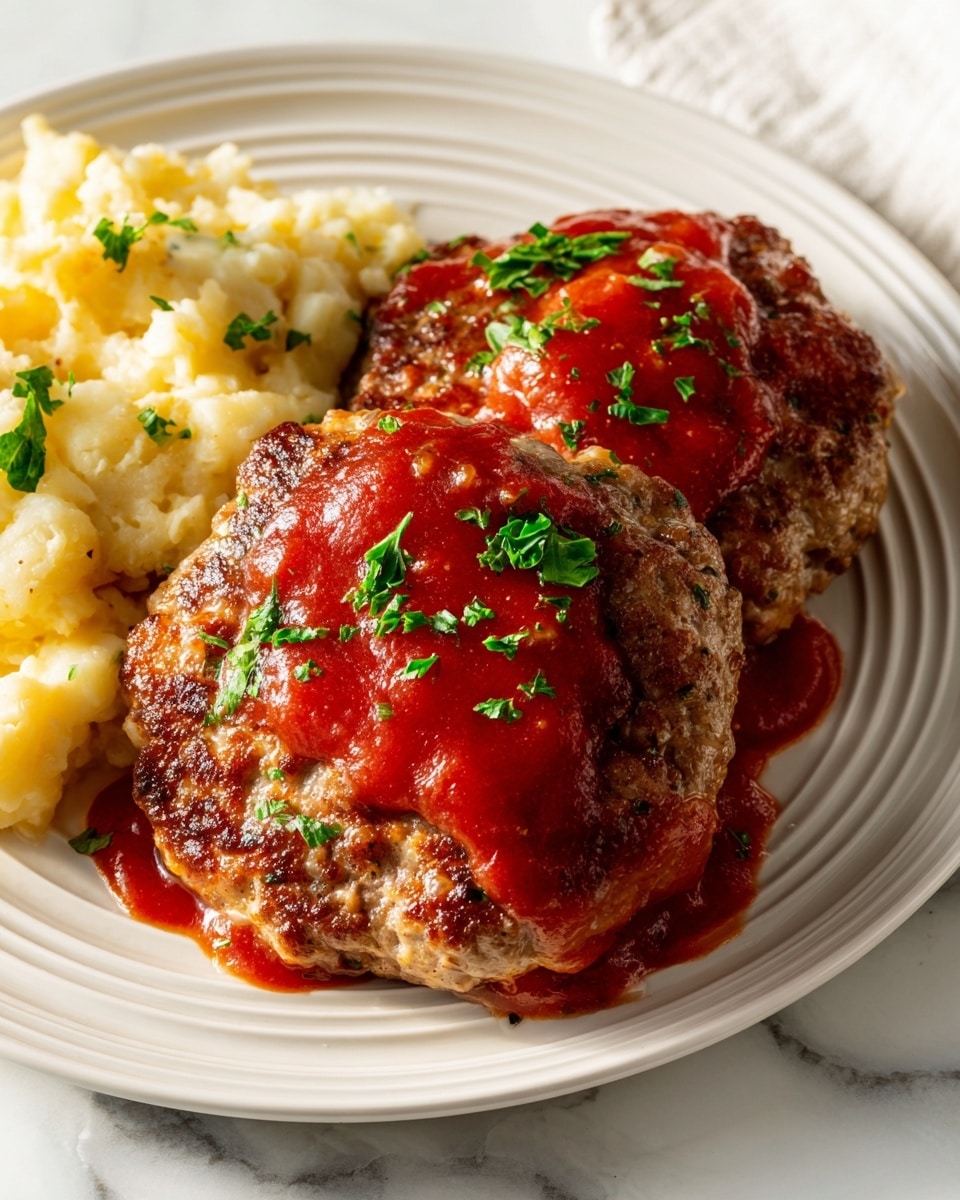 Easy Italian Mini Meatloaf Recipe - Recipe Image