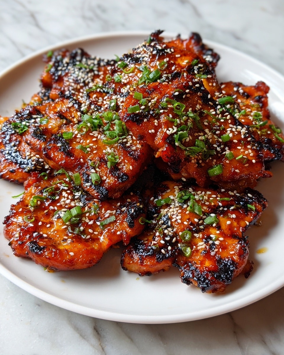 Sticky Sweet Chili Chicken Thighs Recipe - Recipe Image